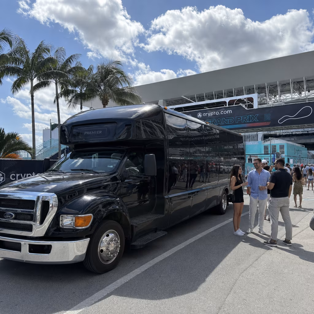 Miami Grand Prix Party Bus