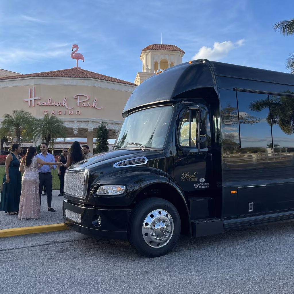 Hialeah Park Racing & Casino Party Bus