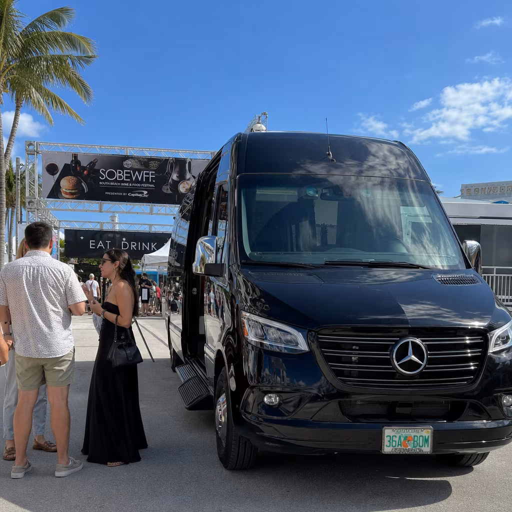 South Beach Wine & Food Festival Party Bus