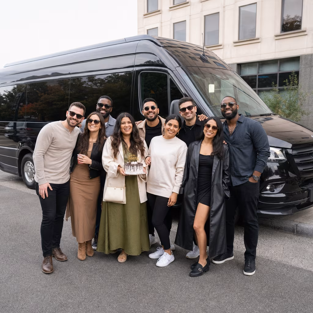 Birthday party bus