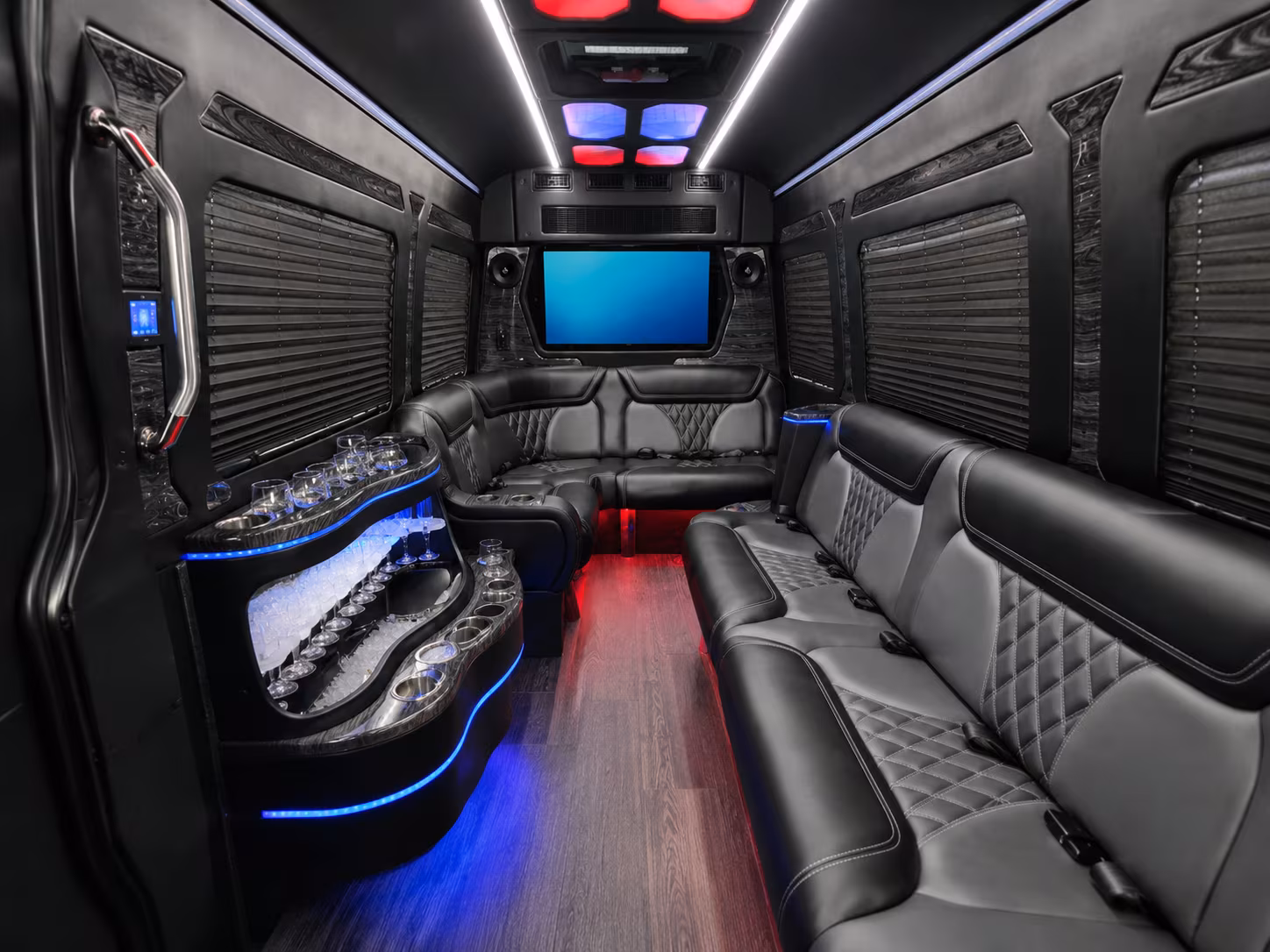 Miami Airport Shuttle & Transportation party bus exterior