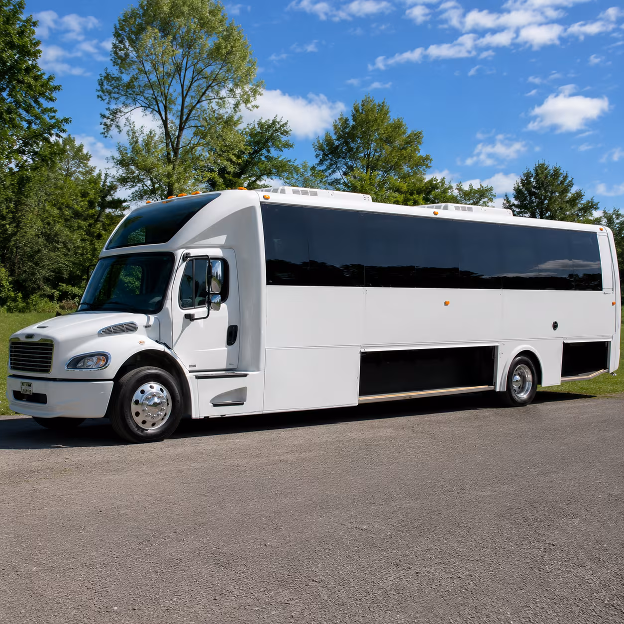 Miami Bachelor & Bachelorette Transportation party bus exterior