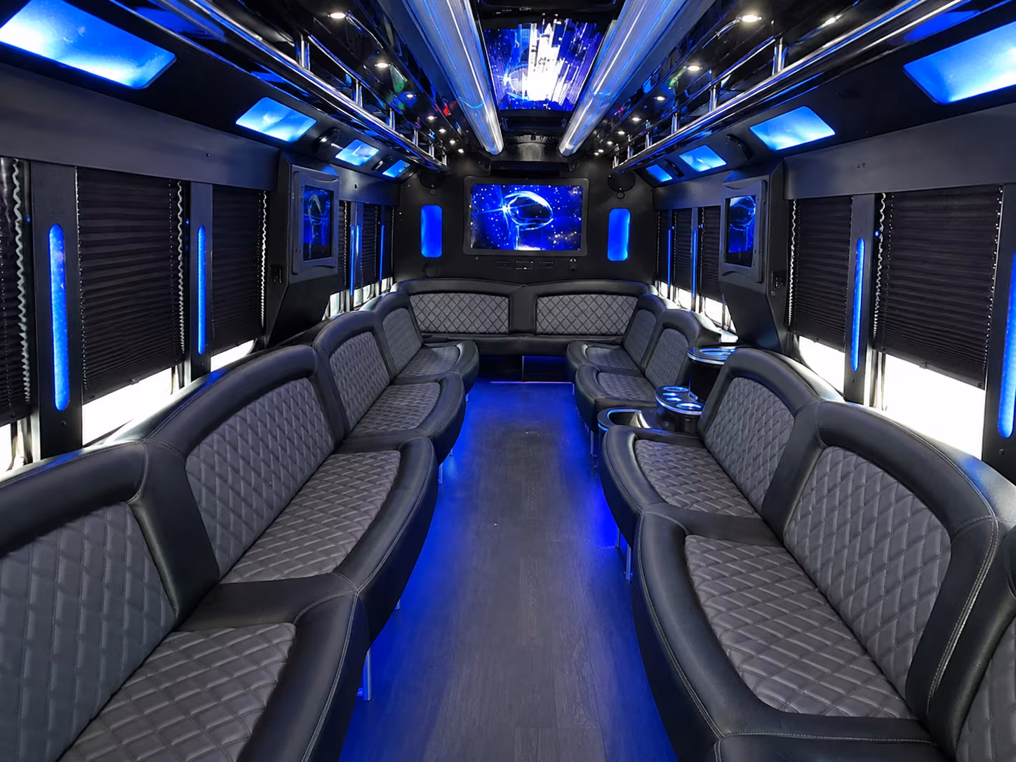 Miami Bachelor & Bachelorette Transportation party bus exterior