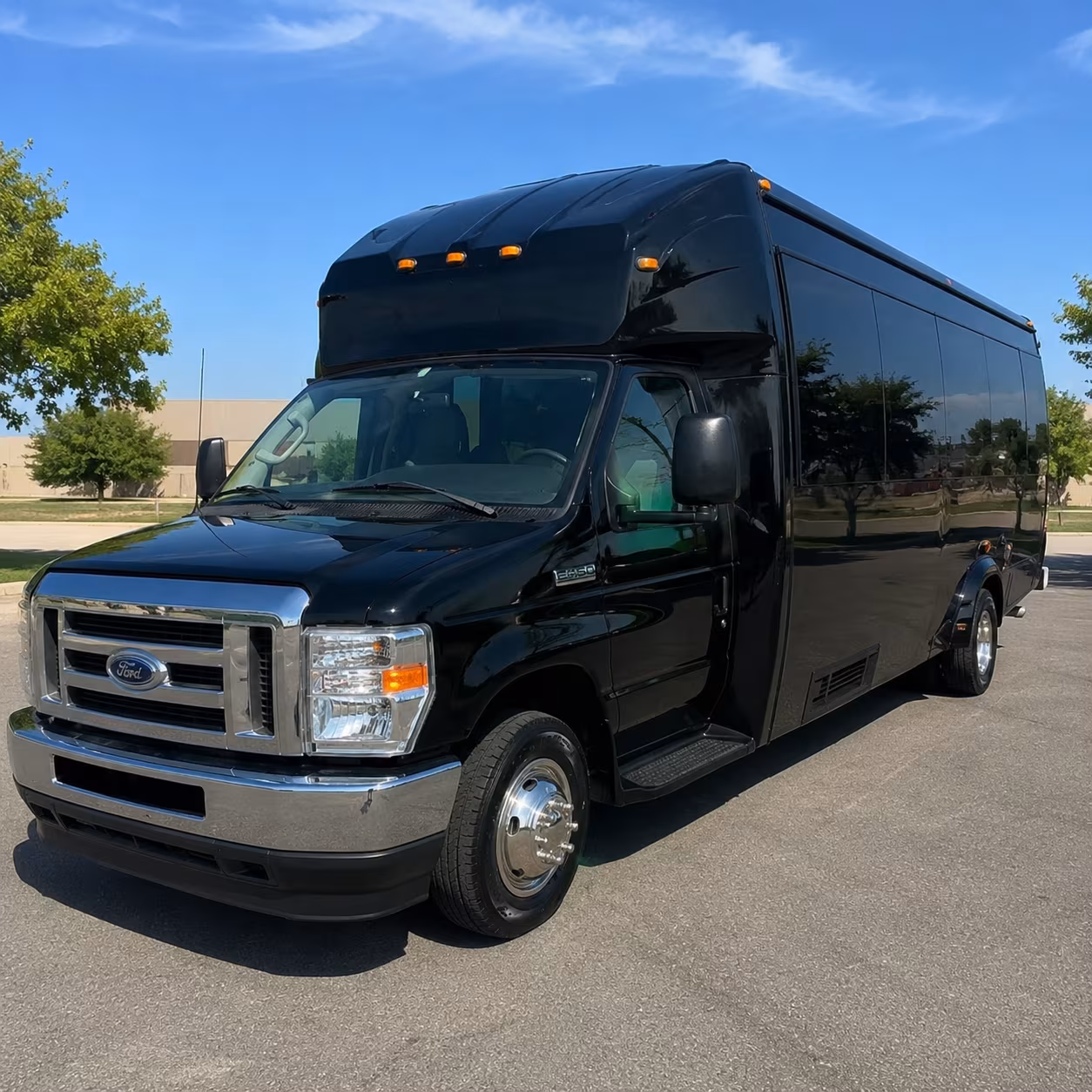 Miami Birthday, Sweet 16, & Quinceañera Transportation party bus exterior