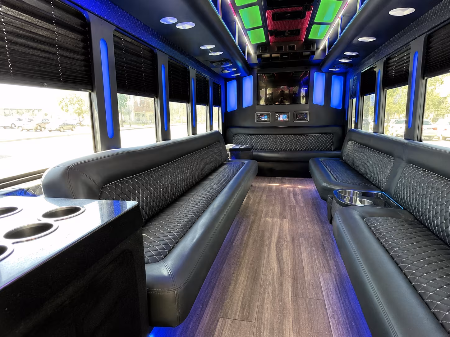 Miami Concert & Music Festival Transportation party bus exterior