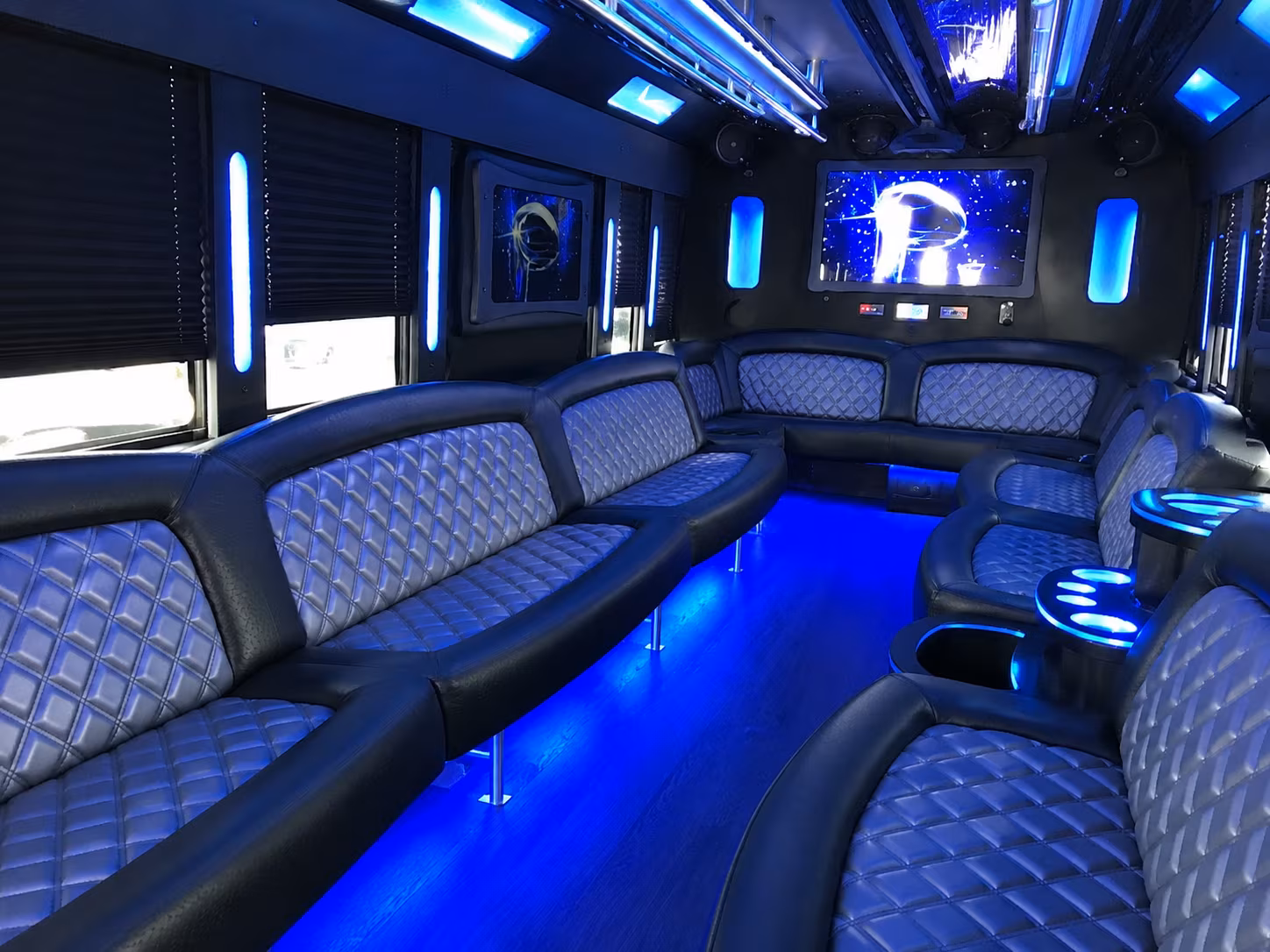 Miami Concert & Music Festival Transportation party bus exterior