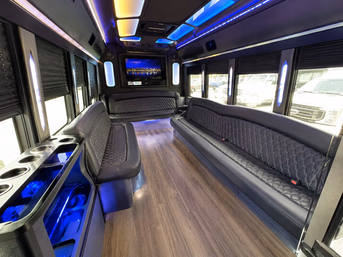 Miami Concert & Music Festival Transportation party bus exterior