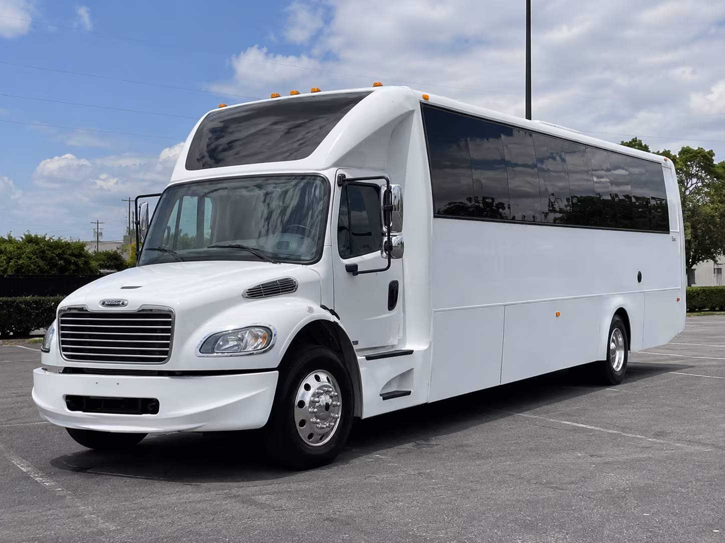 Miami Private Event Transportation party bus exterior