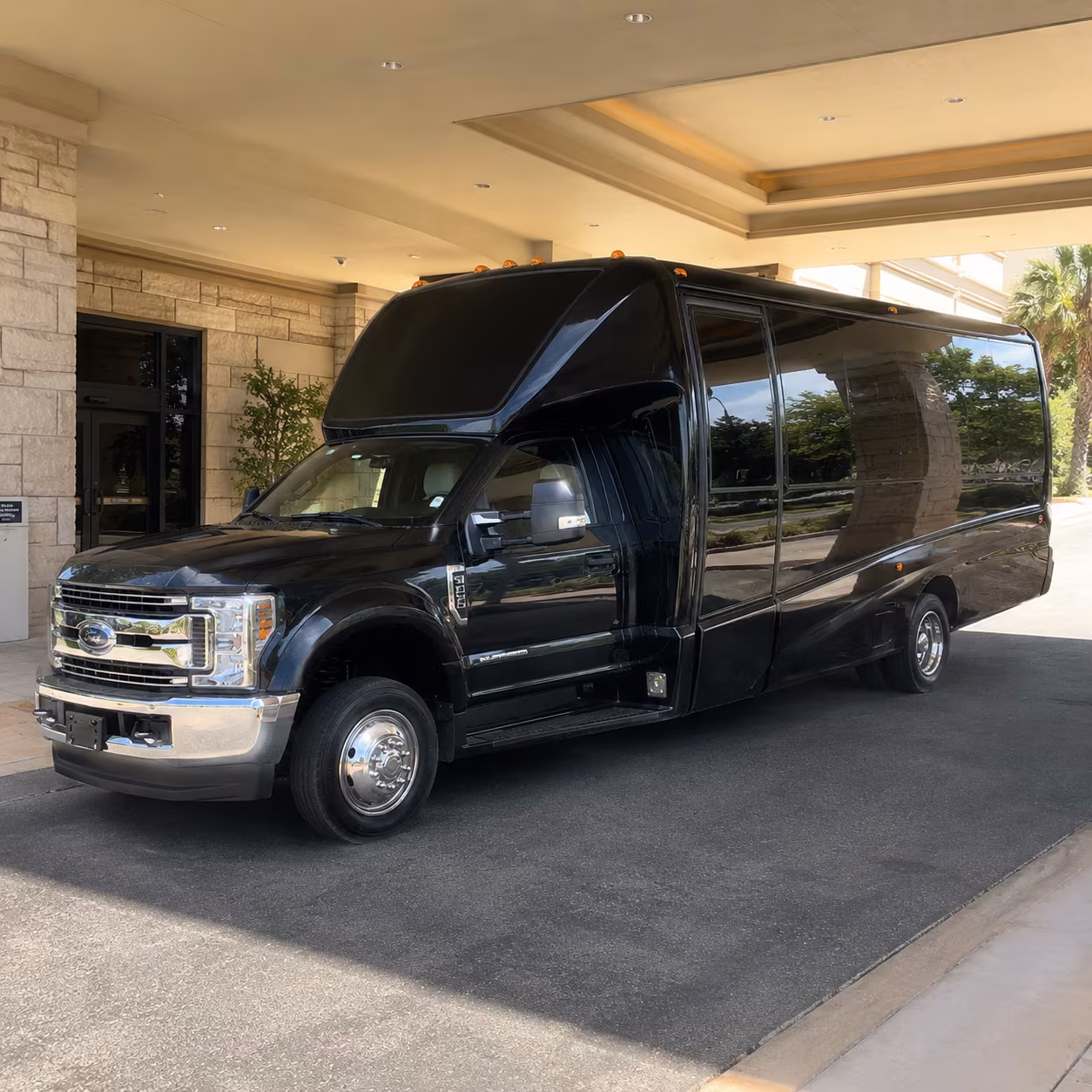 Miami Private Event Transportation party bus exterior