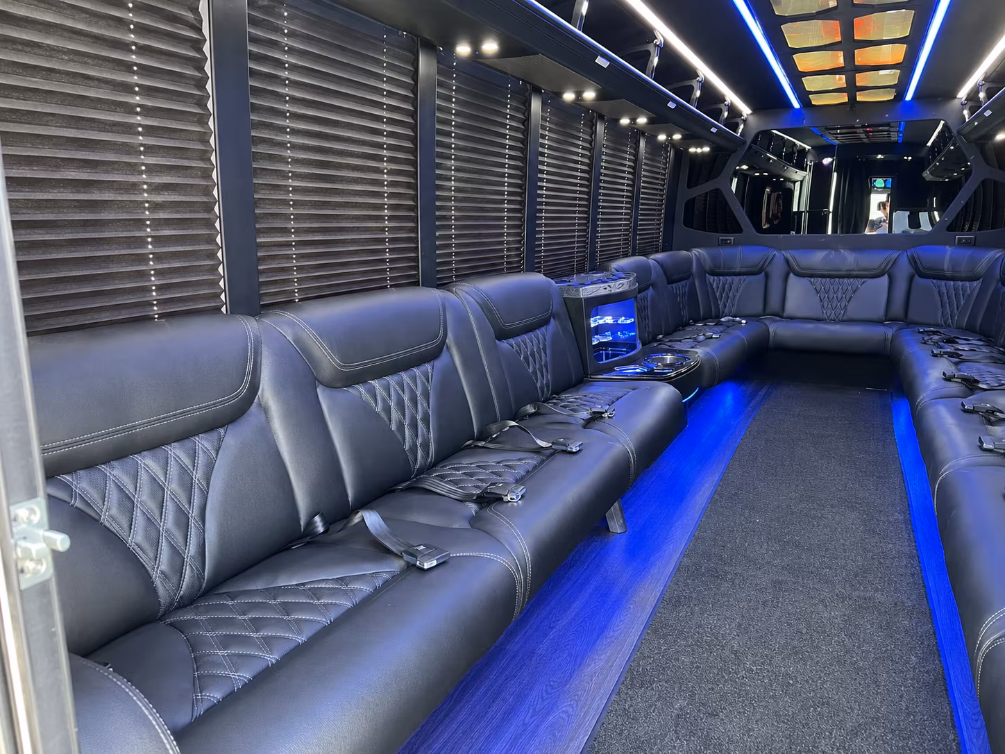 Miami Private Event Transportation onboard seating