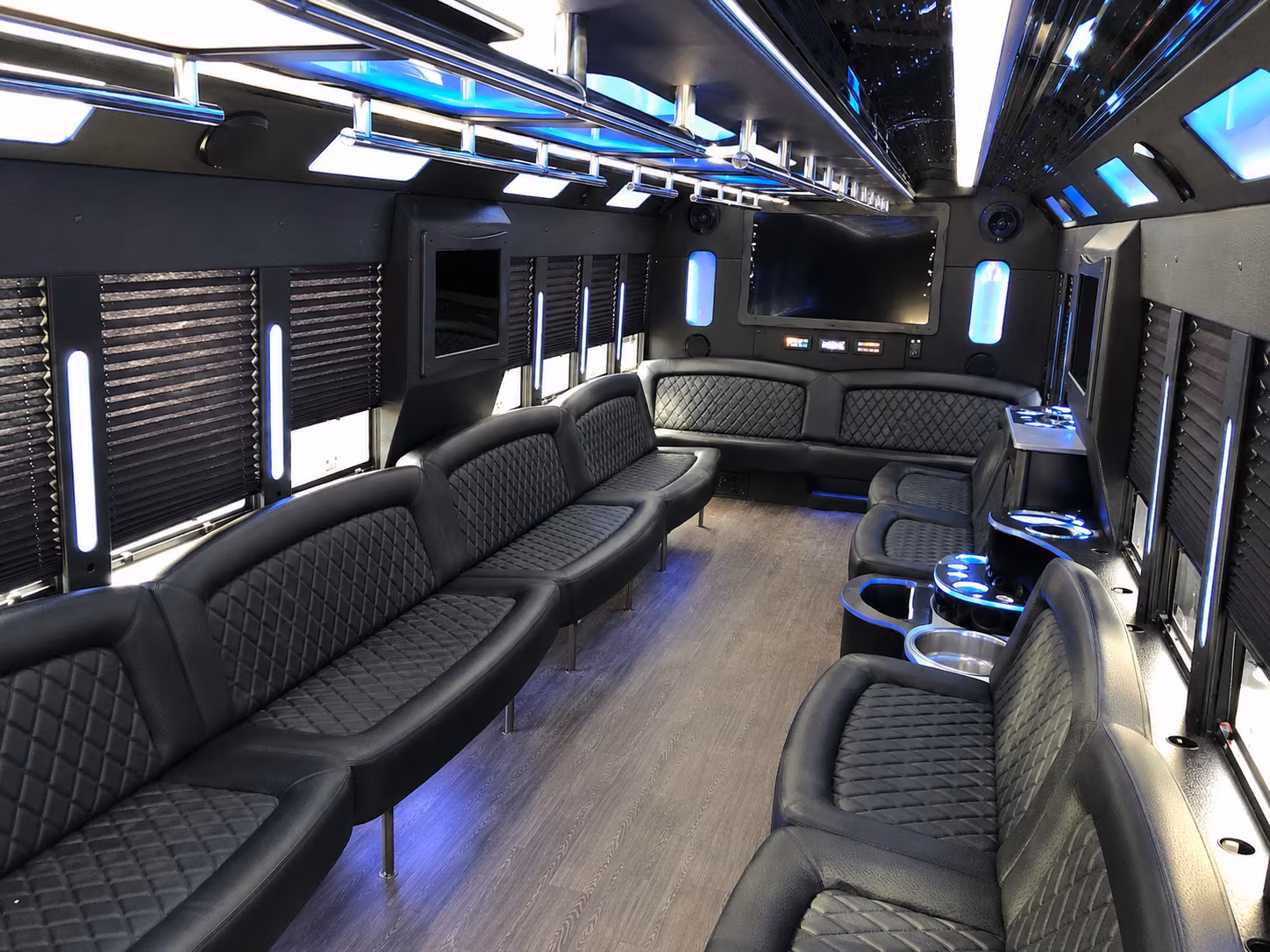 Miami Prom & Homecoming Transportation party bus exterior