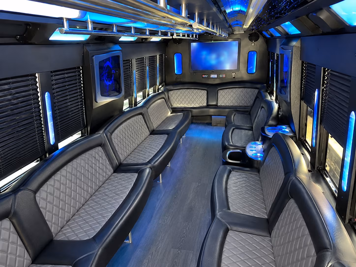 Miami Prom & Homecoming Transportation party bus exterior