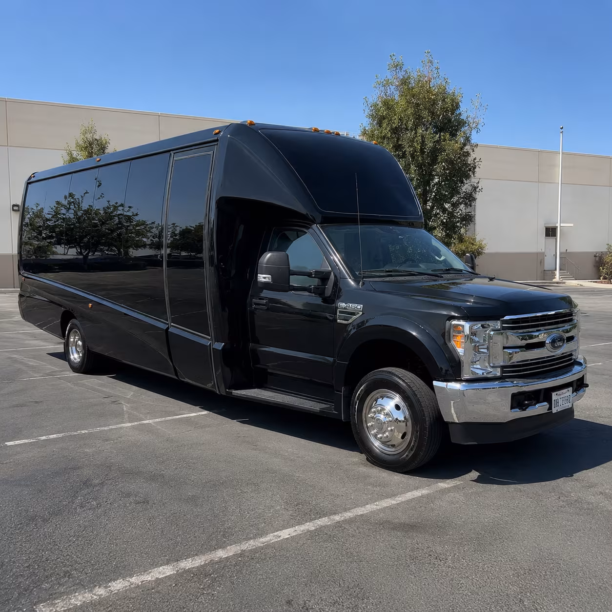 Miami Wedding Transportation party bus exterior